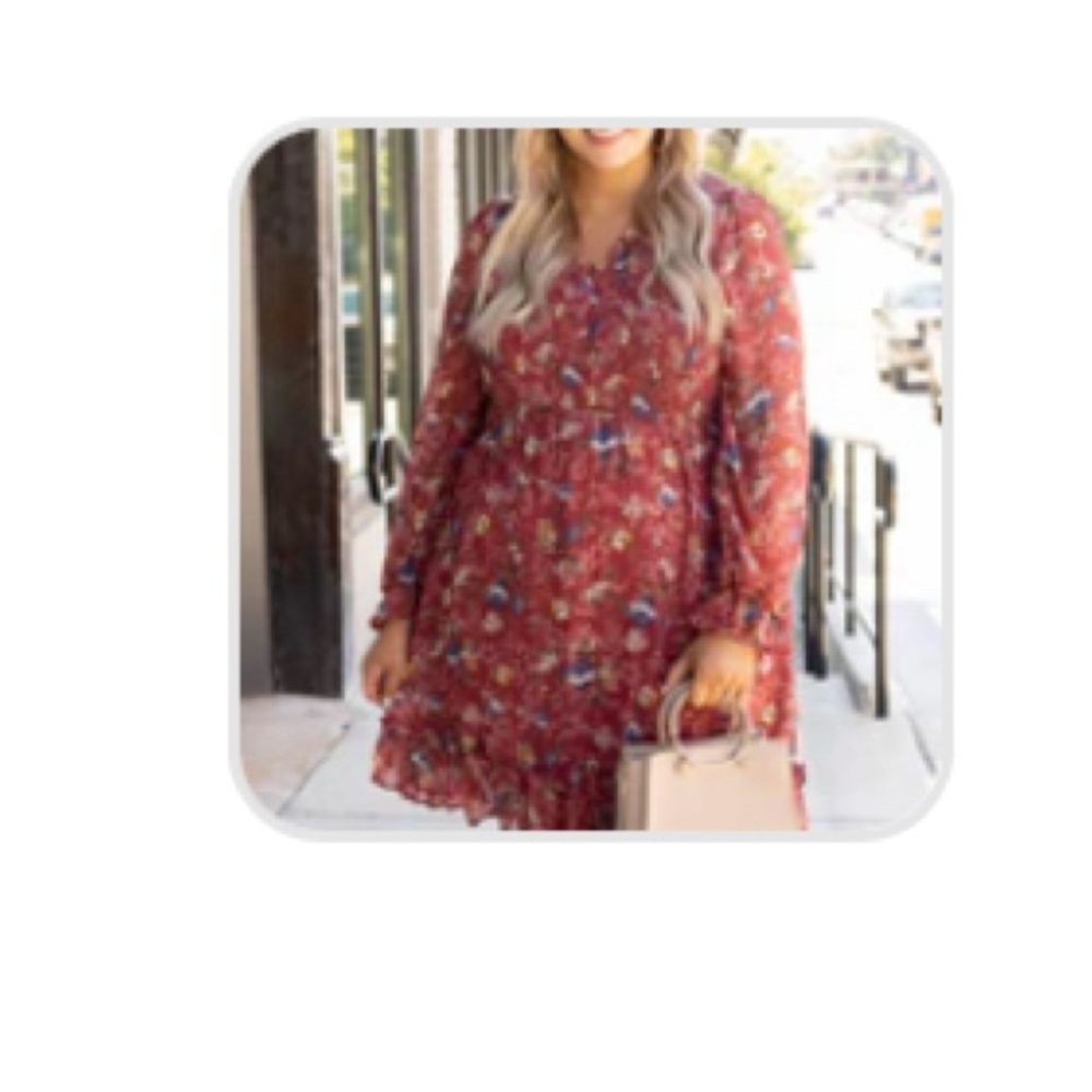 Floral Long Sleeve Dress